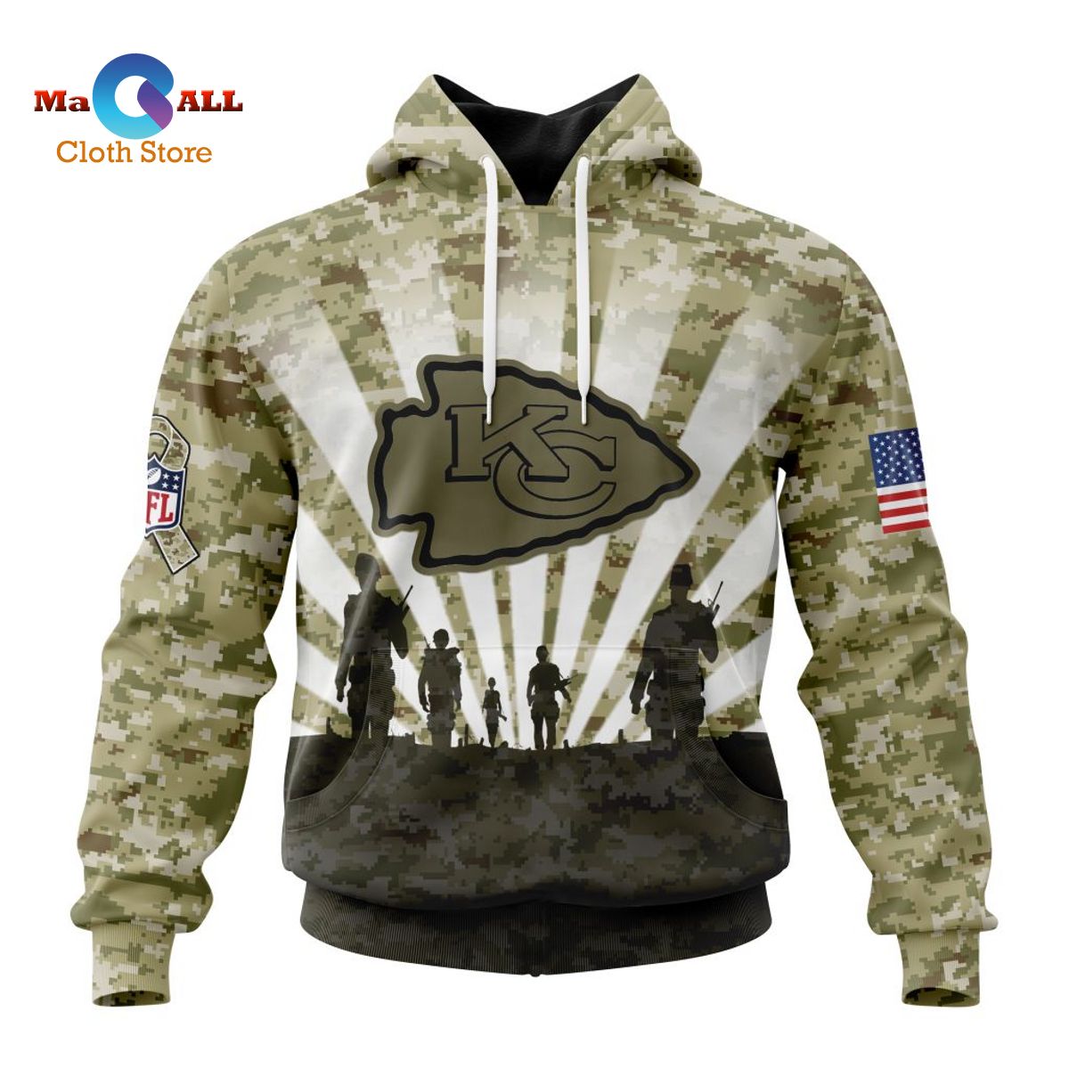 Salute To Service NFL Military Hoodies on Pinterest