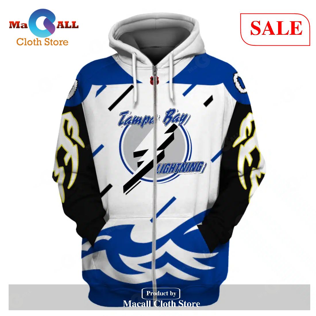 Personalized NHL Tampa Bay Lightning Reverse Retro Hoodie, Shirt