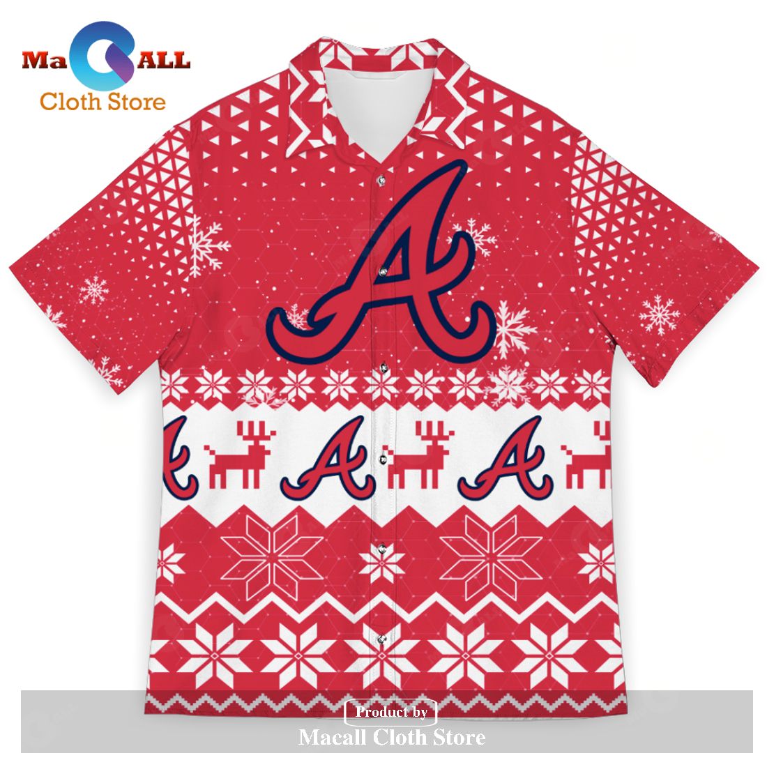 Atlanta Braves Tropical Patterns For Fans Club Gifts Ugly