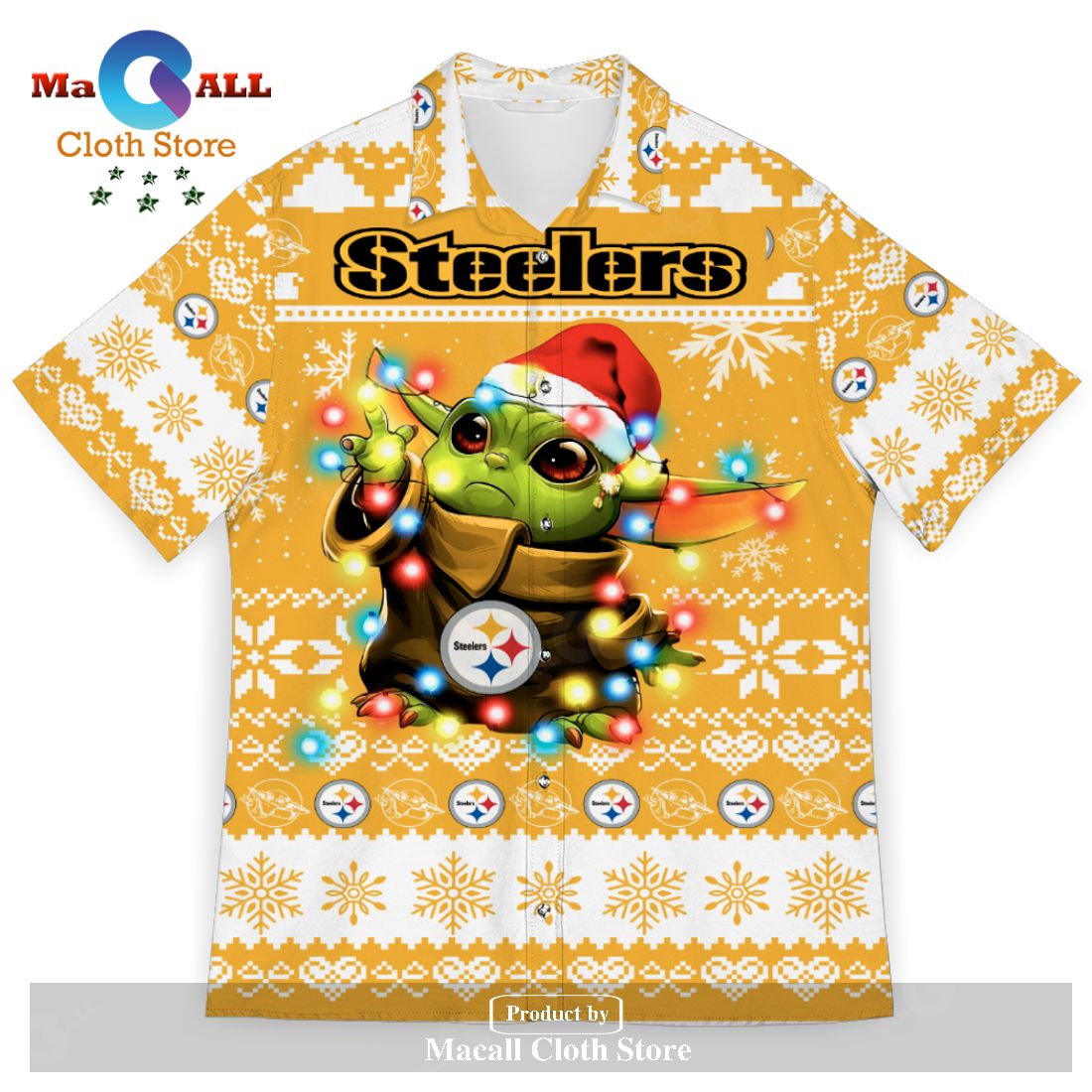 Steelers ugly baby Yoda Christmas custom Pittsburgh Steelers shirt