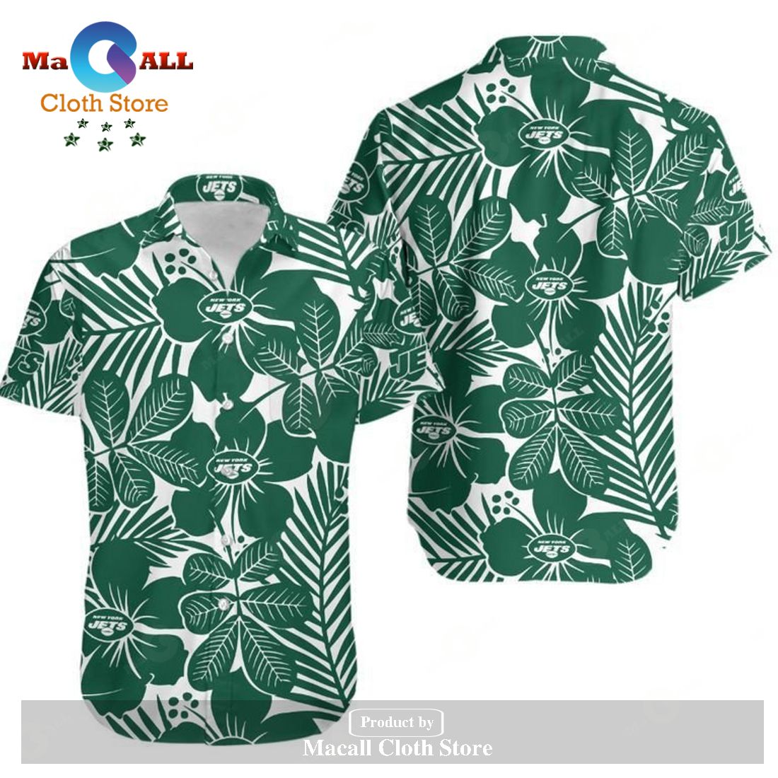 NFL New York Jets Hawaiian Shirt Tropical Pattern New Hot Trend Summer -  Ingenious Gifts Your Whole Family