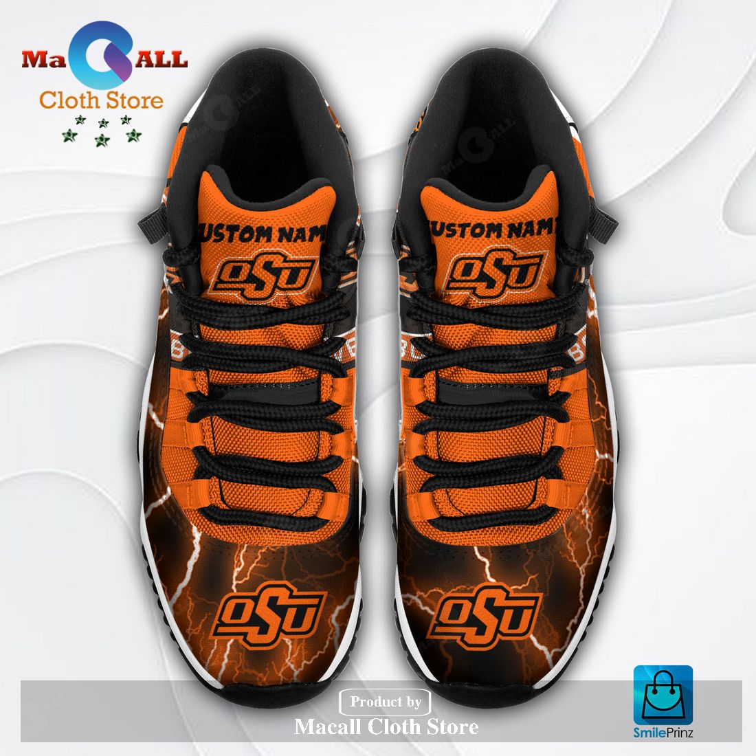 Cincinnati Bengals Custom Name Air Jordan 11 Sneakers Shoes