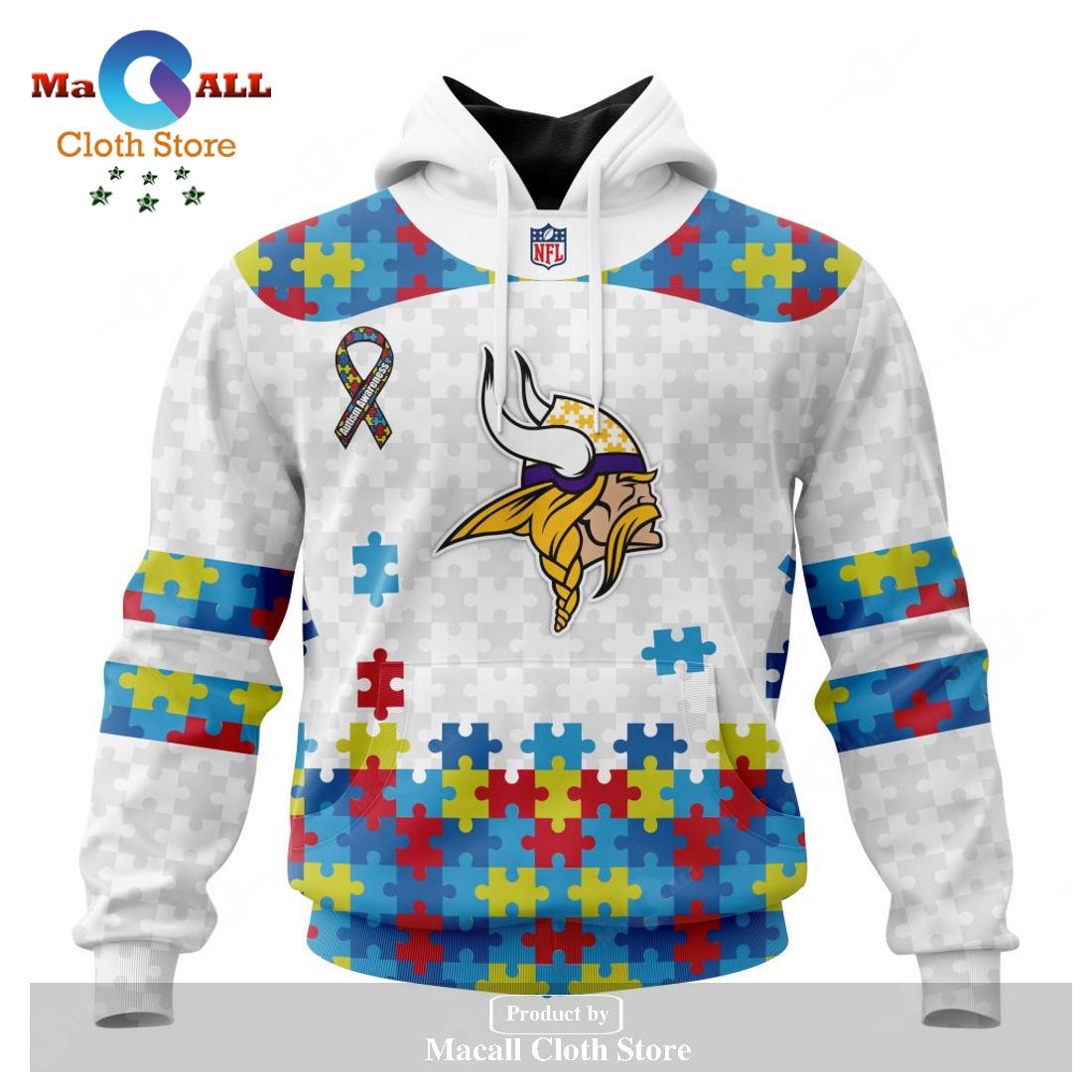 BEST NFL Minnesota Vikings Salute To Service - Honor Veterans And Their  Families 3D Hoodie