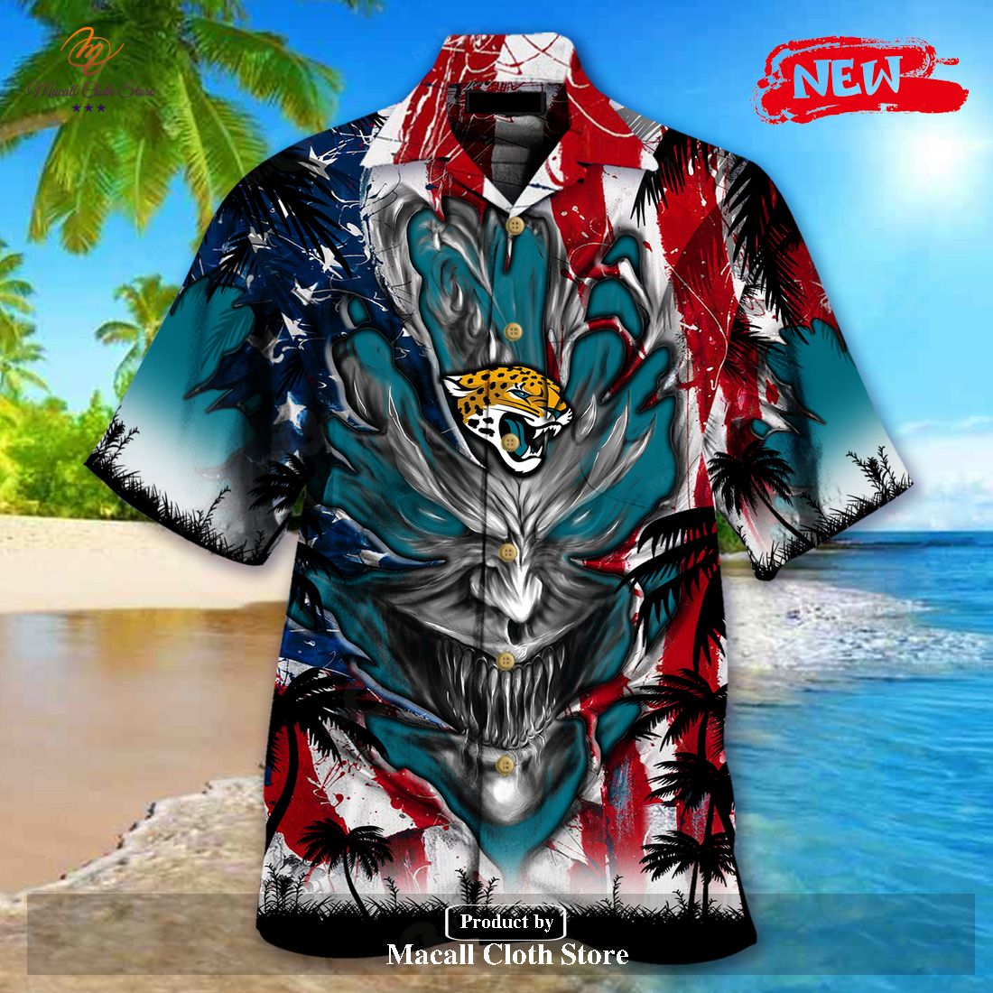 Personalized NFL Jacksonville Jaguars Combo Hawaiian Shirt And