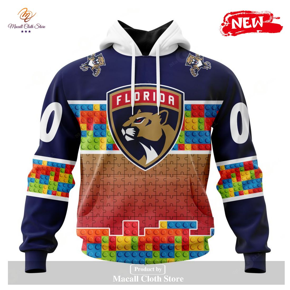 Personalized NHL Florida Panthers Mix Jersey 2023 3D Hoodie - Limotees