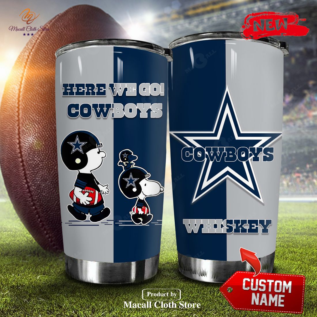 Dallas Cowboys x The Beatles Snoopy Road Crossing Design Tumblers Cup - The  Clothes You'll Ever Need