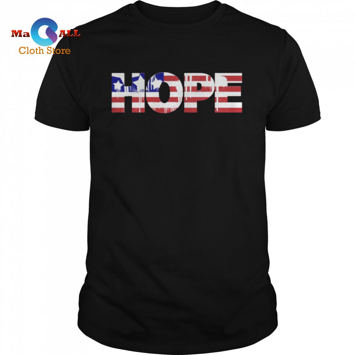 [HOT] Hope United States Flag Blue Merica Red White Patriotic Blue Merica White shirt