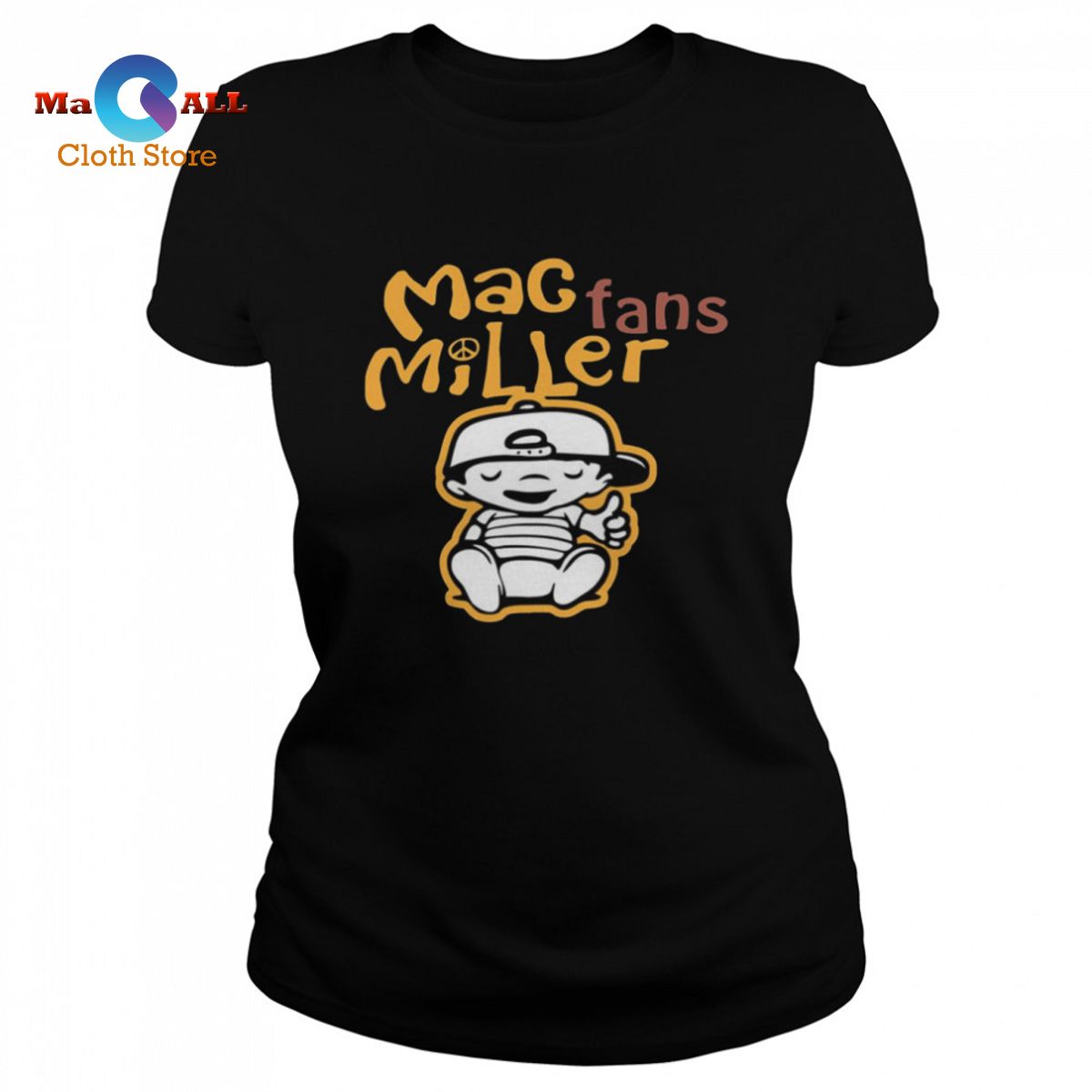 [HOT] Yellow Mens Pose Mac Miller shirt