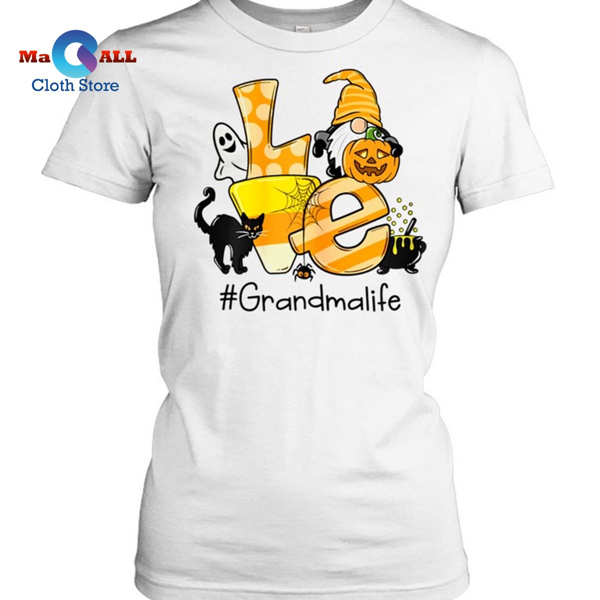 [HOT] Love Grandma Life Gnome Art Halloween Art shirt