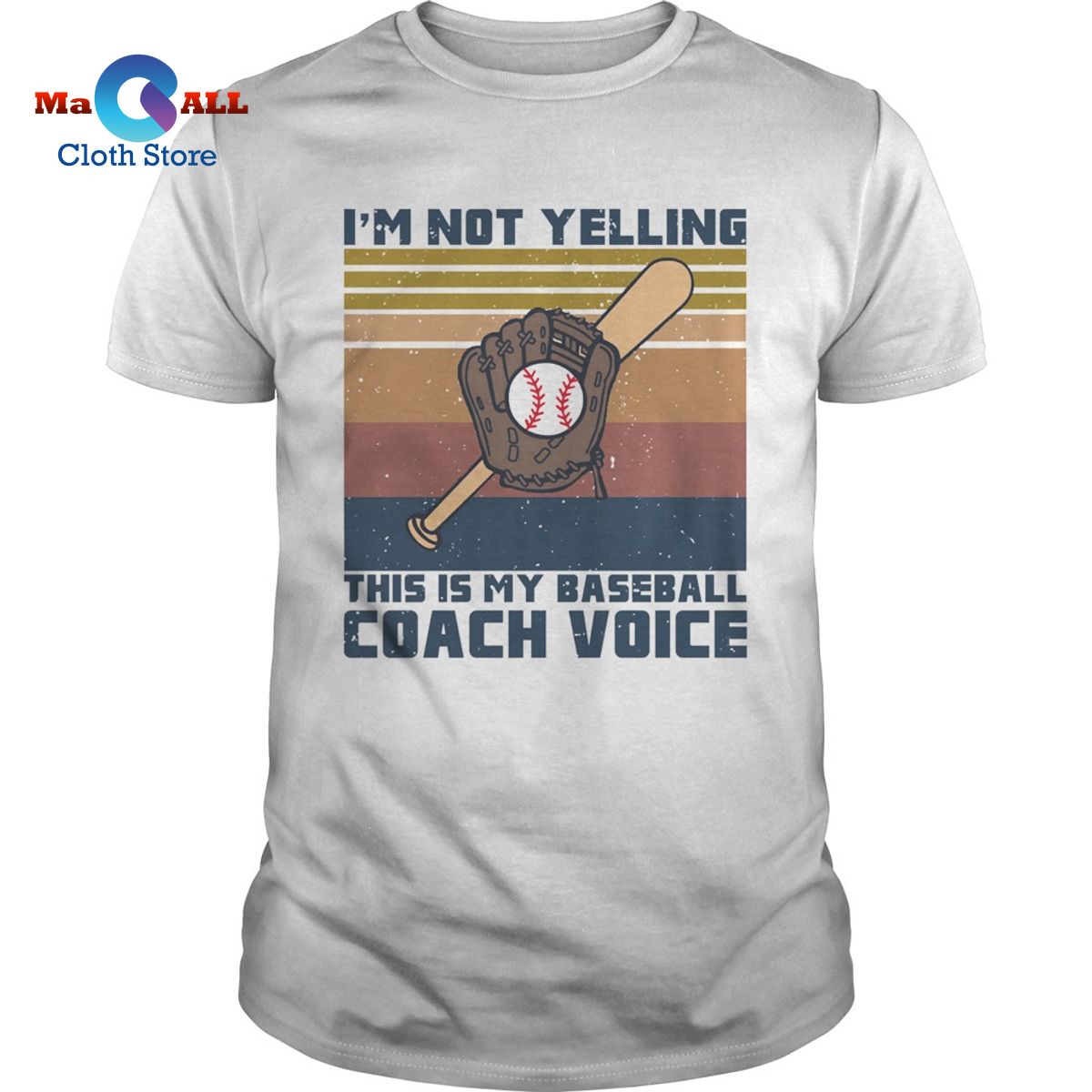 [HOT] Im not yelling this is my baseball coach voice vintage retro shirt