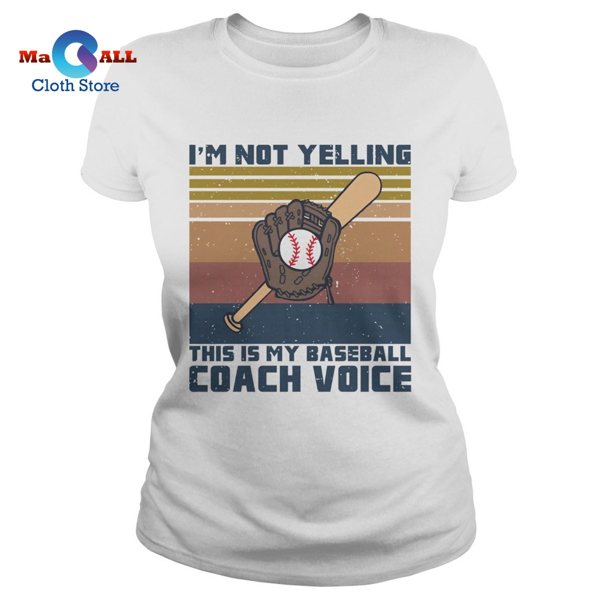 [HOT] Im not yelling this is my baseball coach voice vintage retro shirt
