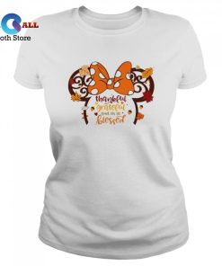 [HOT] Halloween Thankful Greatful Minnie Ear shirt