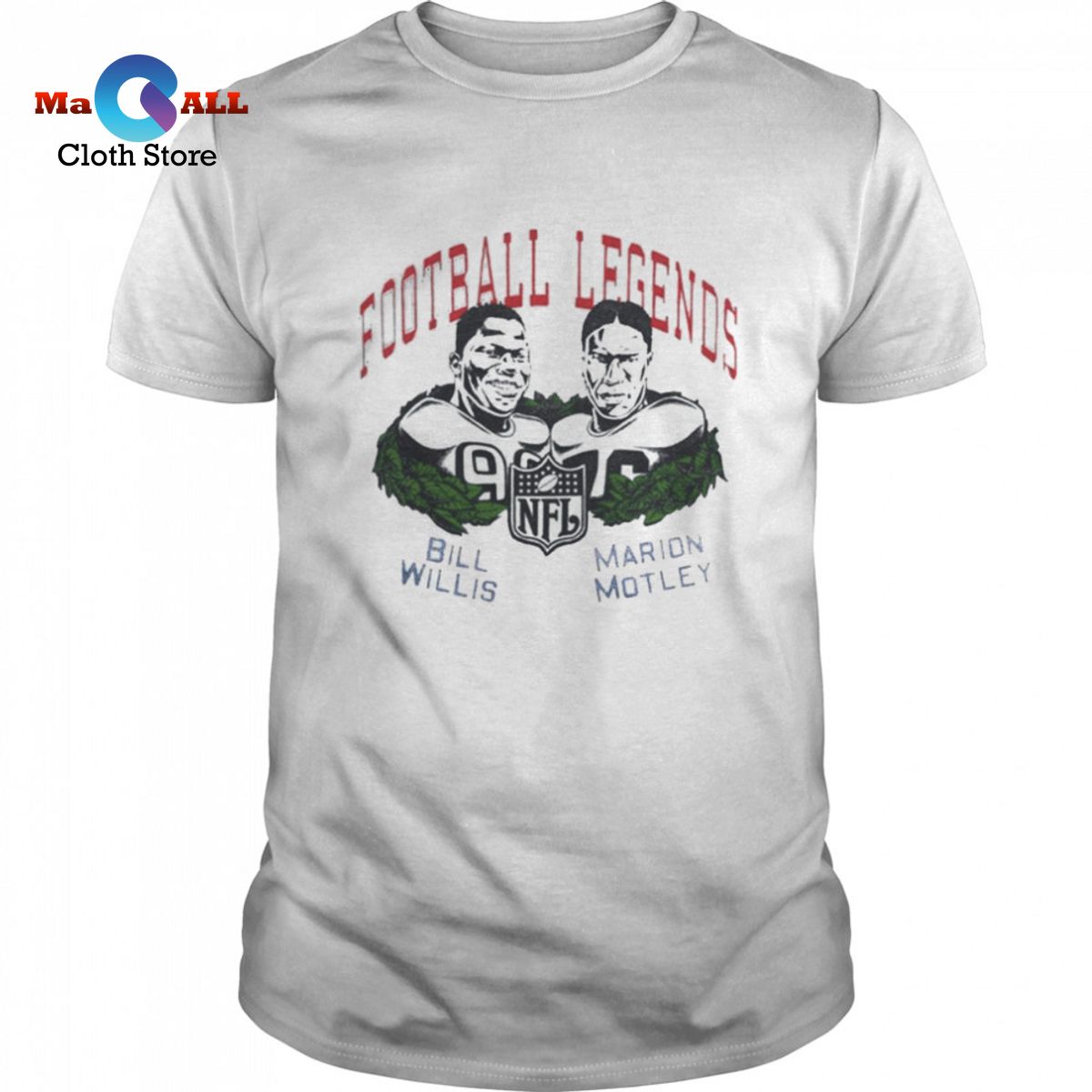 [HOT] Football Legends Bill Willis And Marion Motley Retro NFL Legends T-Shirt