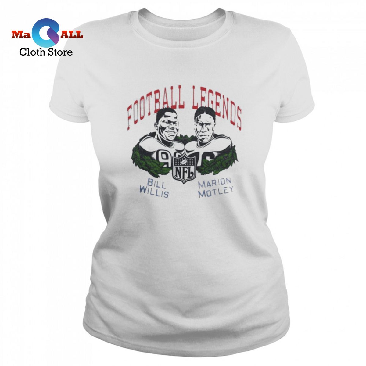 [HOT] Football Legends Bill Willis And Marion Motley Retro NFL Legends T-Shirt