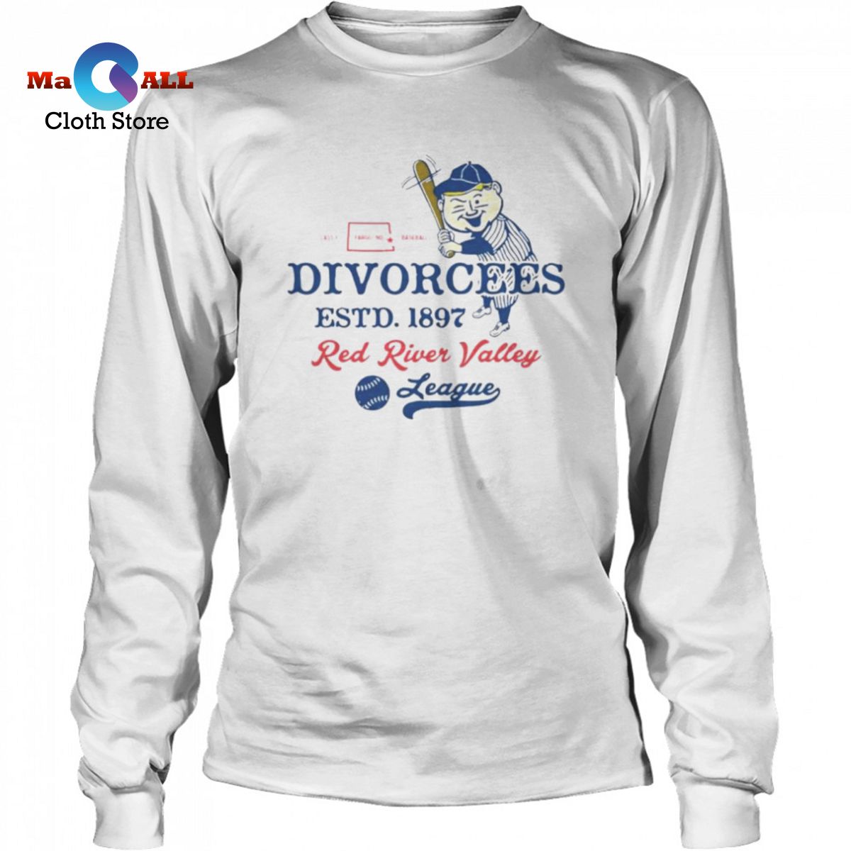 White Label Mfg Fargo Divorcees - North Dakota - Vintage Defunct Baseball Teams - Unisex T-Shirt Light Blue / S