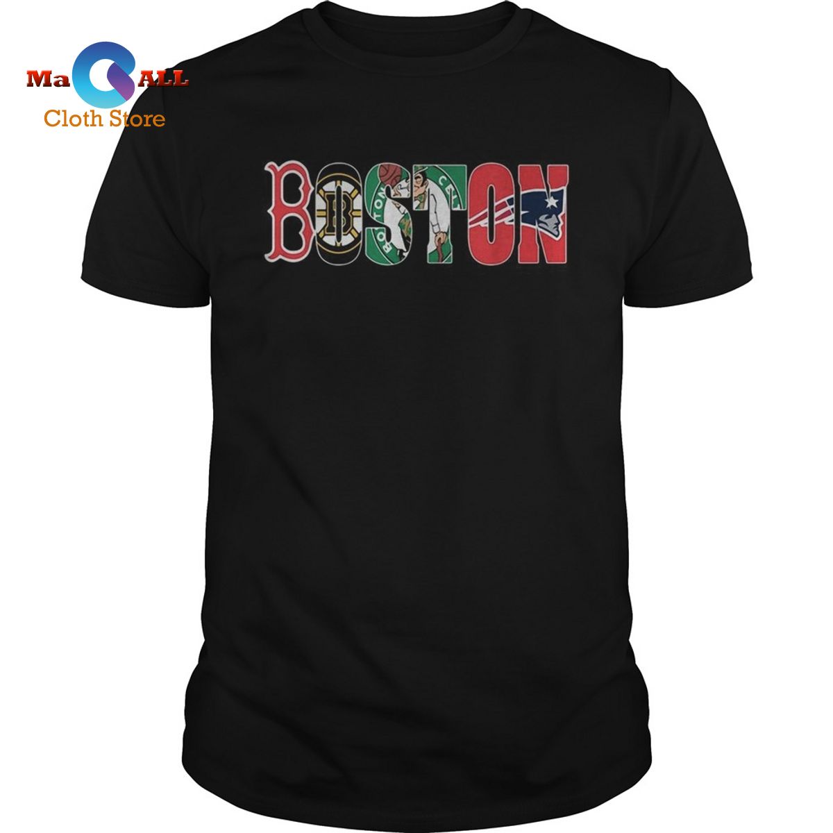 [NEW] Boston sport team Boston Red Sox Boston Bruins Boston Celtics Boston Patroits shirt