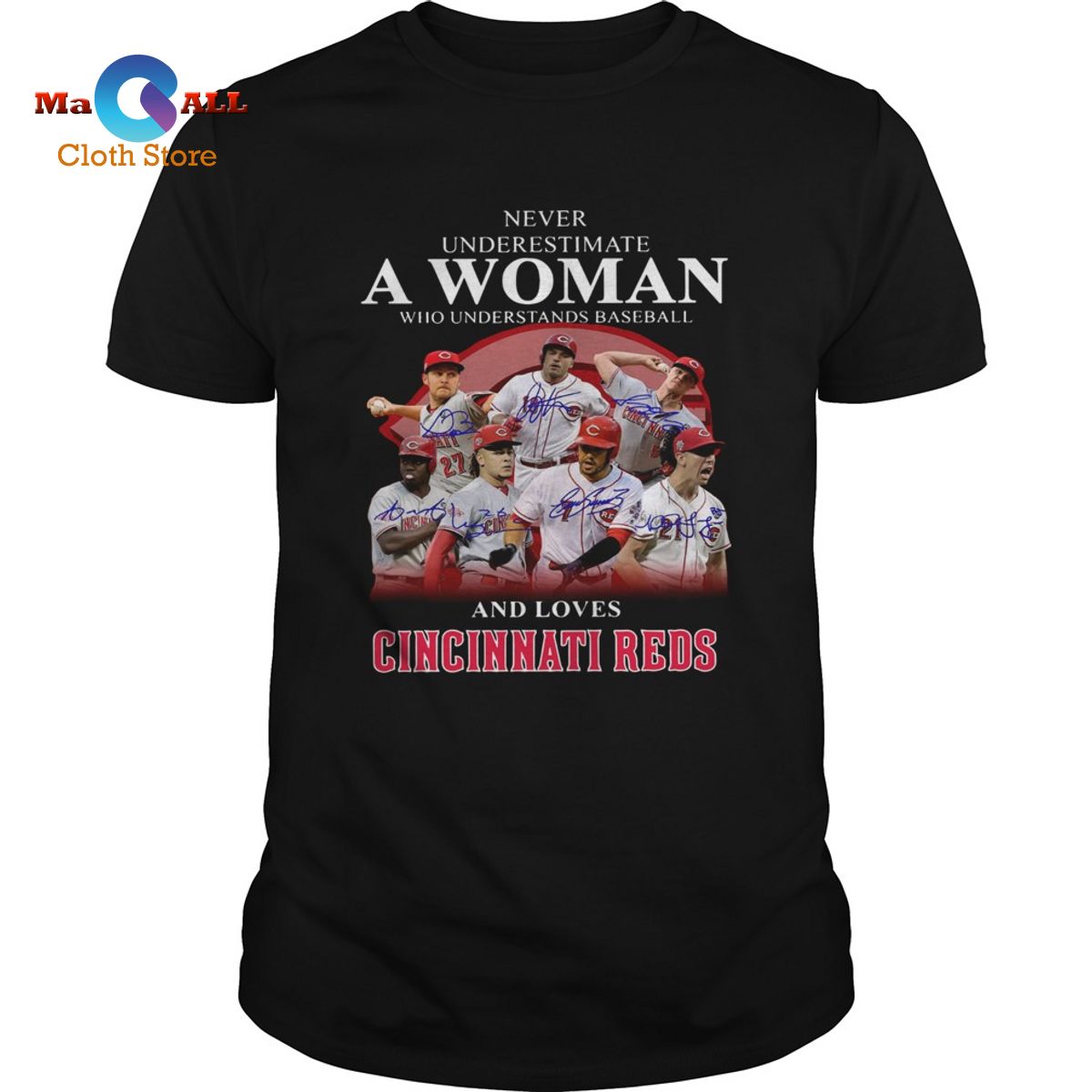 [NEW] Never underestimate a woman who understands baseball and loves Cincinnati Reds Shirt