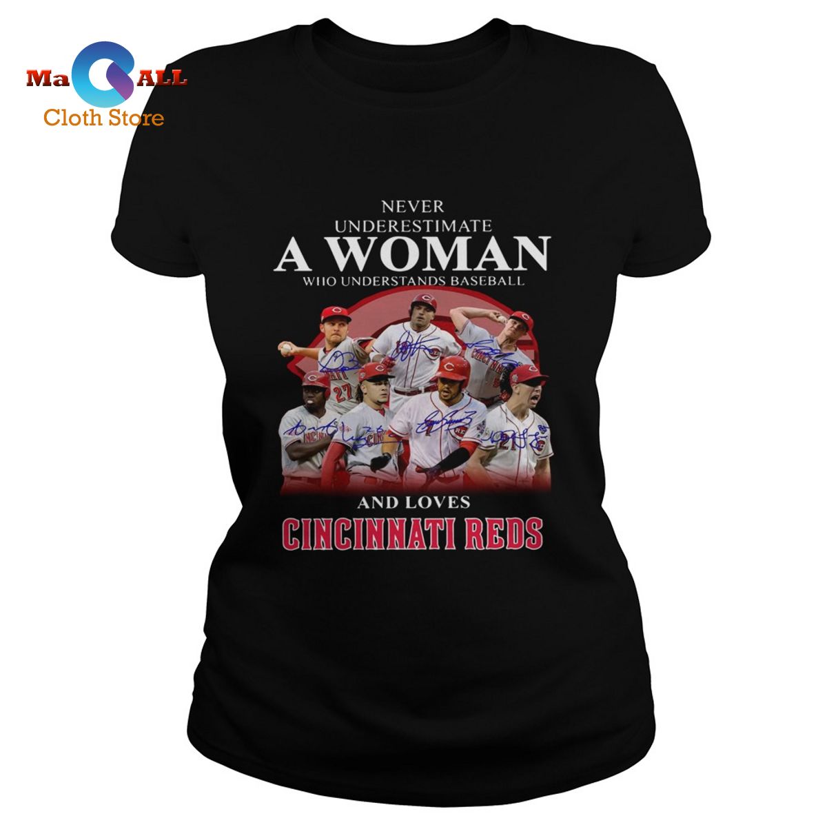 [NEW] Never underestimate a woman who understands baseball and loves Cincinnati Reds Shirt
