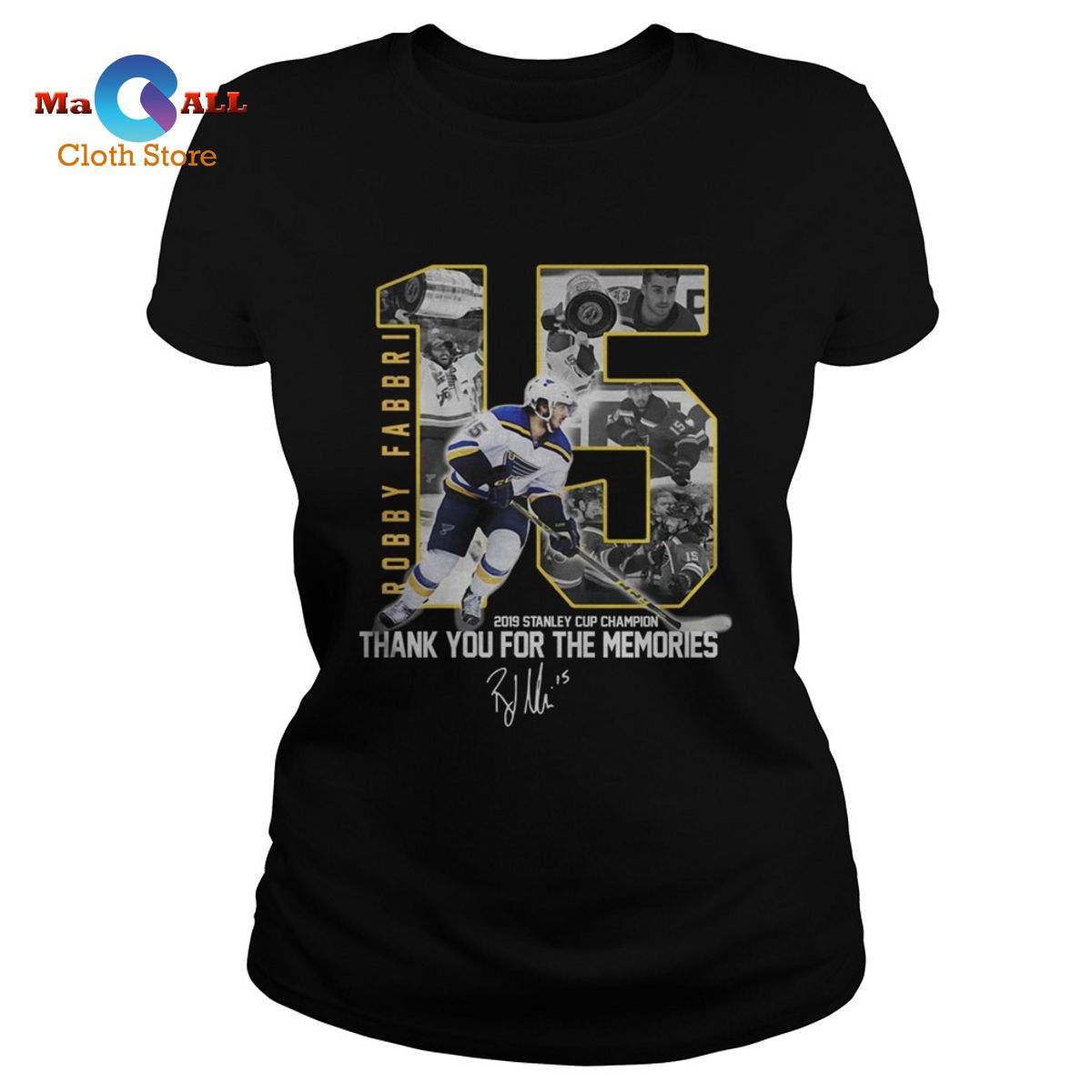 [NEW] Robby Fabbri 2022 Stanley Cup Champion Thank you for the memories Signature shirt