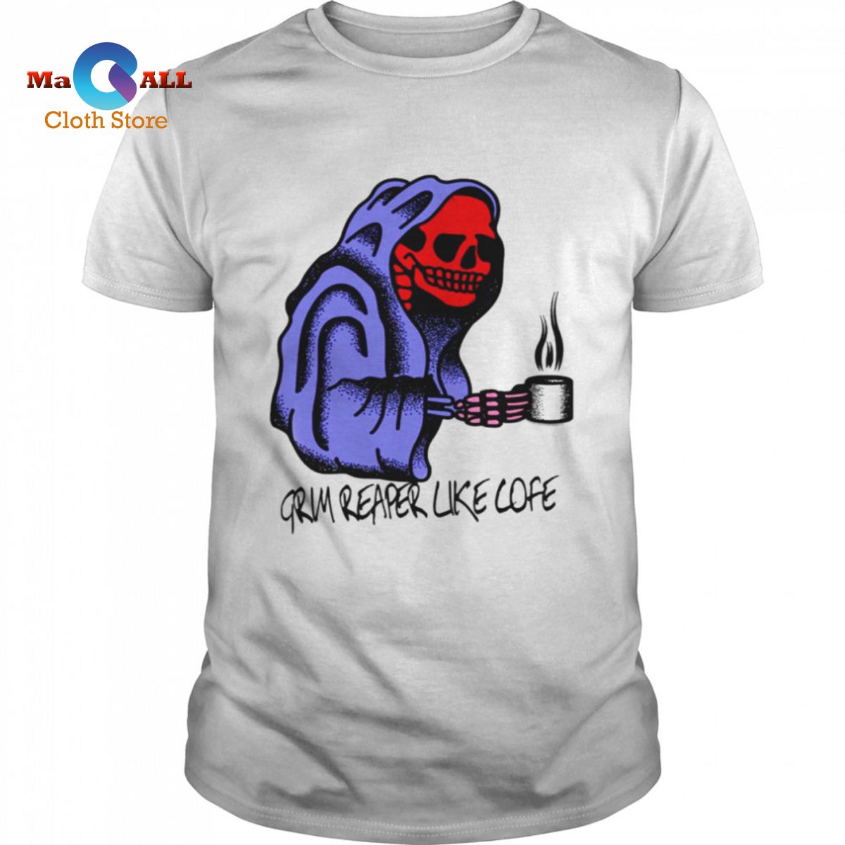 [NEW] Morning Grim Reaper Like Hot Cofe shirt
