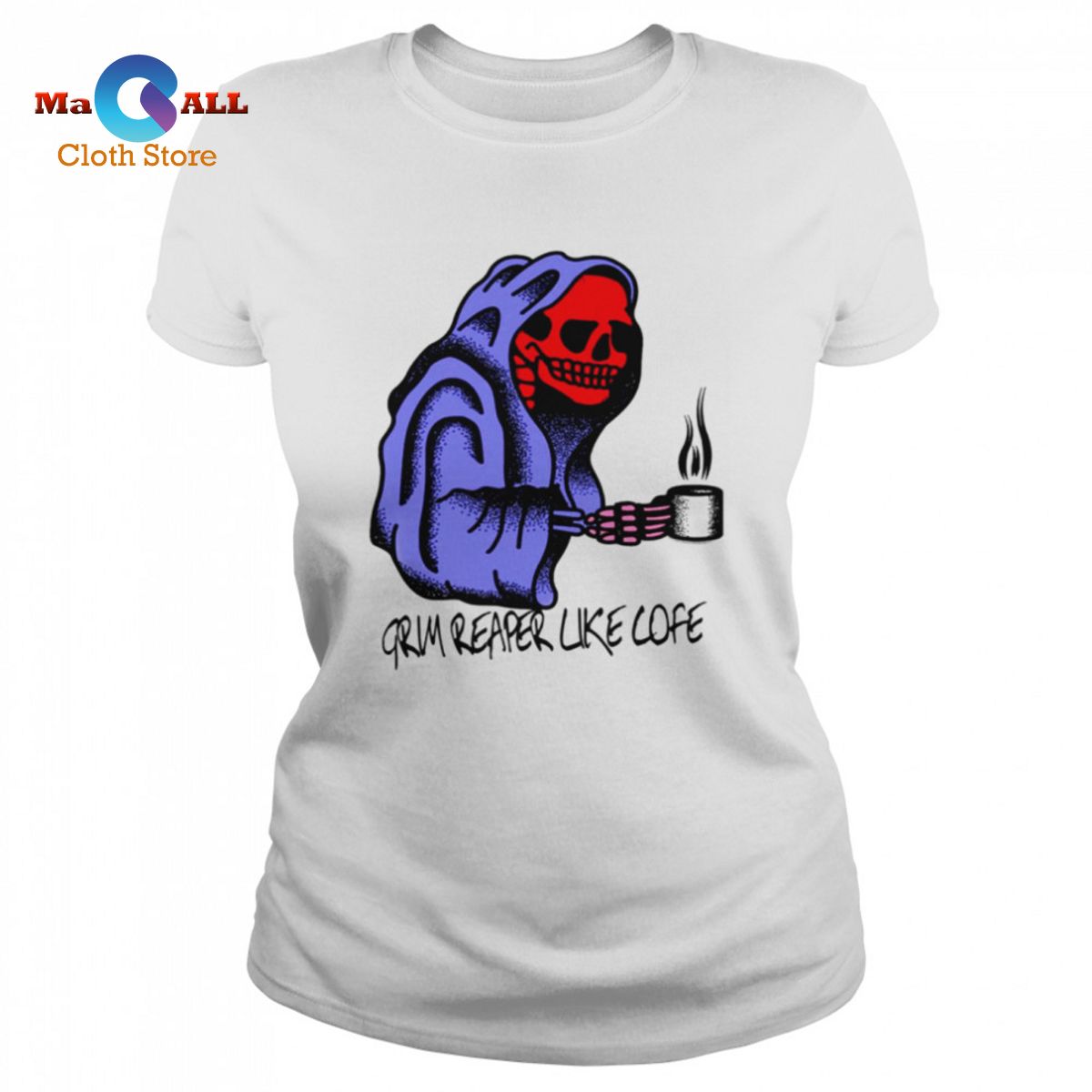 [NEW] Morning Grim Reaper Like Hot Cofe shirt