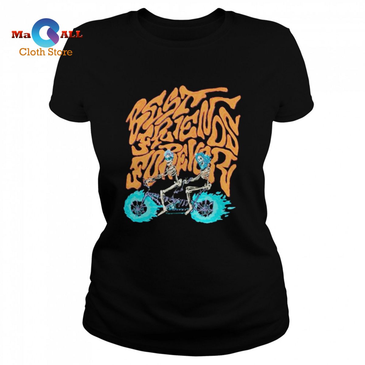 [NEW] Skeleton best friends lovely forever shirt