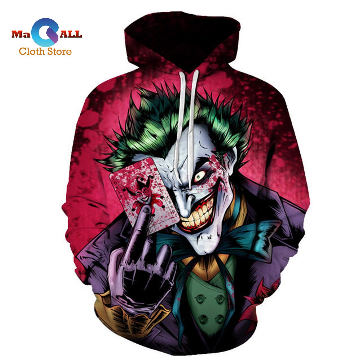 [NEW] Joker Poker Pullover Hoodie 3D