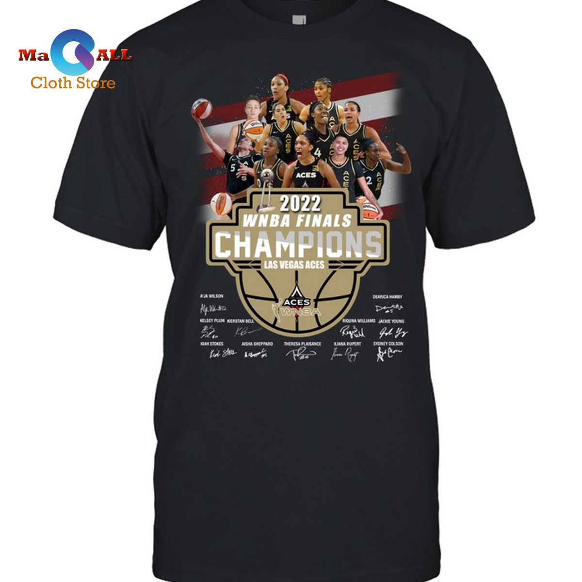 [NEW] Women’s National Basketball Association Champions 2022 Las Vegas Aces T-Shirt