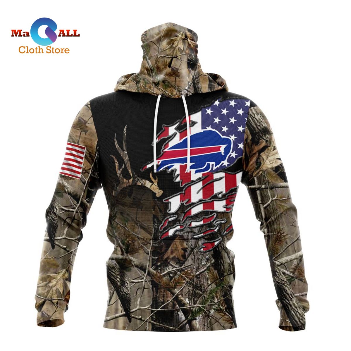 [NEW] NFL Buffalo Bills Special Camo Realtree Hunting Hoodie 3D
