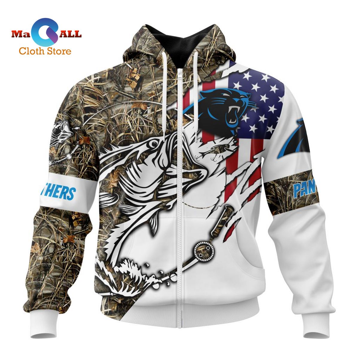 NEW NFL Chicago Bears Special Camo Hunting Design Hoodie