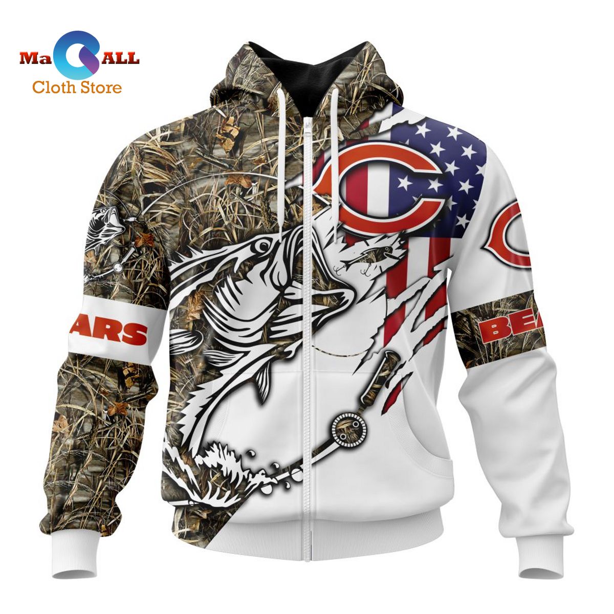 Chicago Bears hoodie 3D hot 