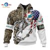 [HOT] NFL Las Vegas Raiders Special Fishing With Flag Of The United States Hoodie 3D