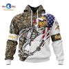 [HOT] NFL New England Patriots Special Fishing With Flag Of The United States Hoodie 3D