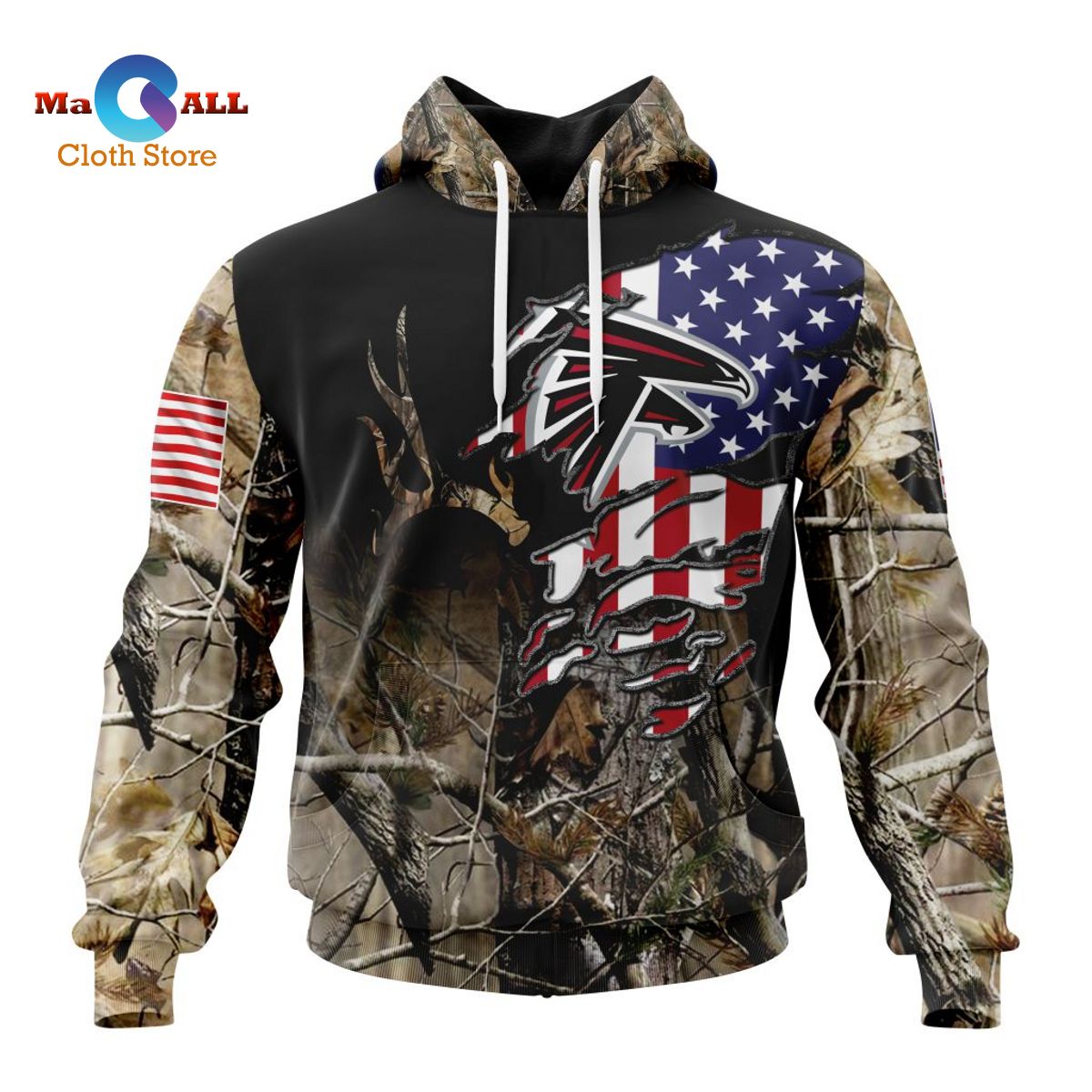 [NEW] NFL Atlanta Falcons Special Camo Realtree Hunting ST2201