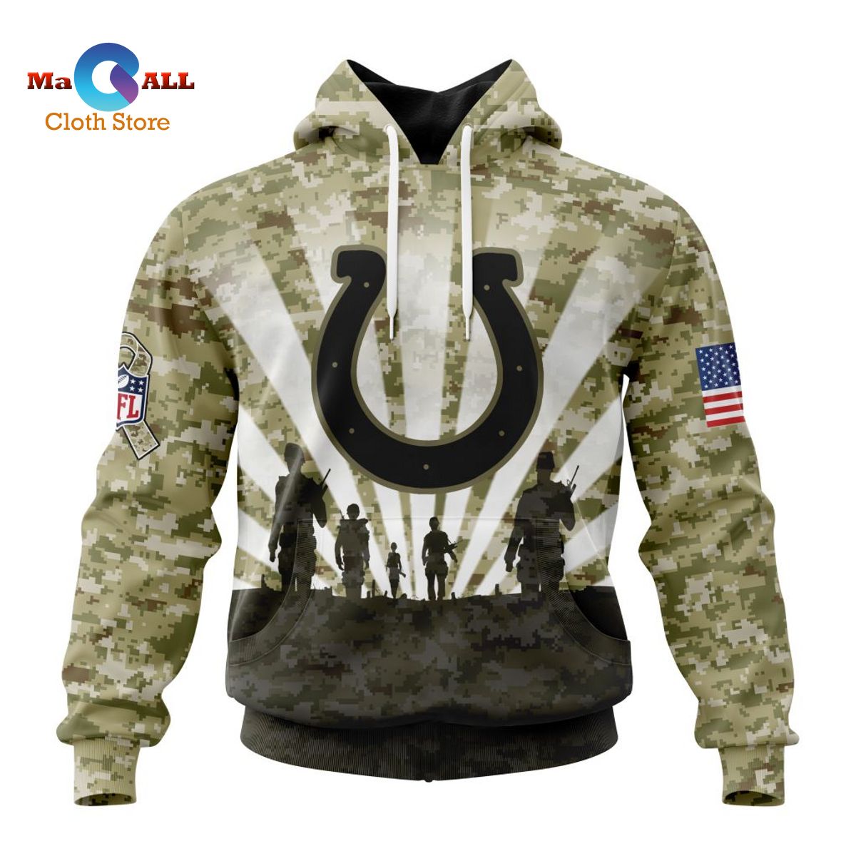 [NEW] NFL Indianapolis Colts Salute To Service – Honor Veterans And Their Families ST2201