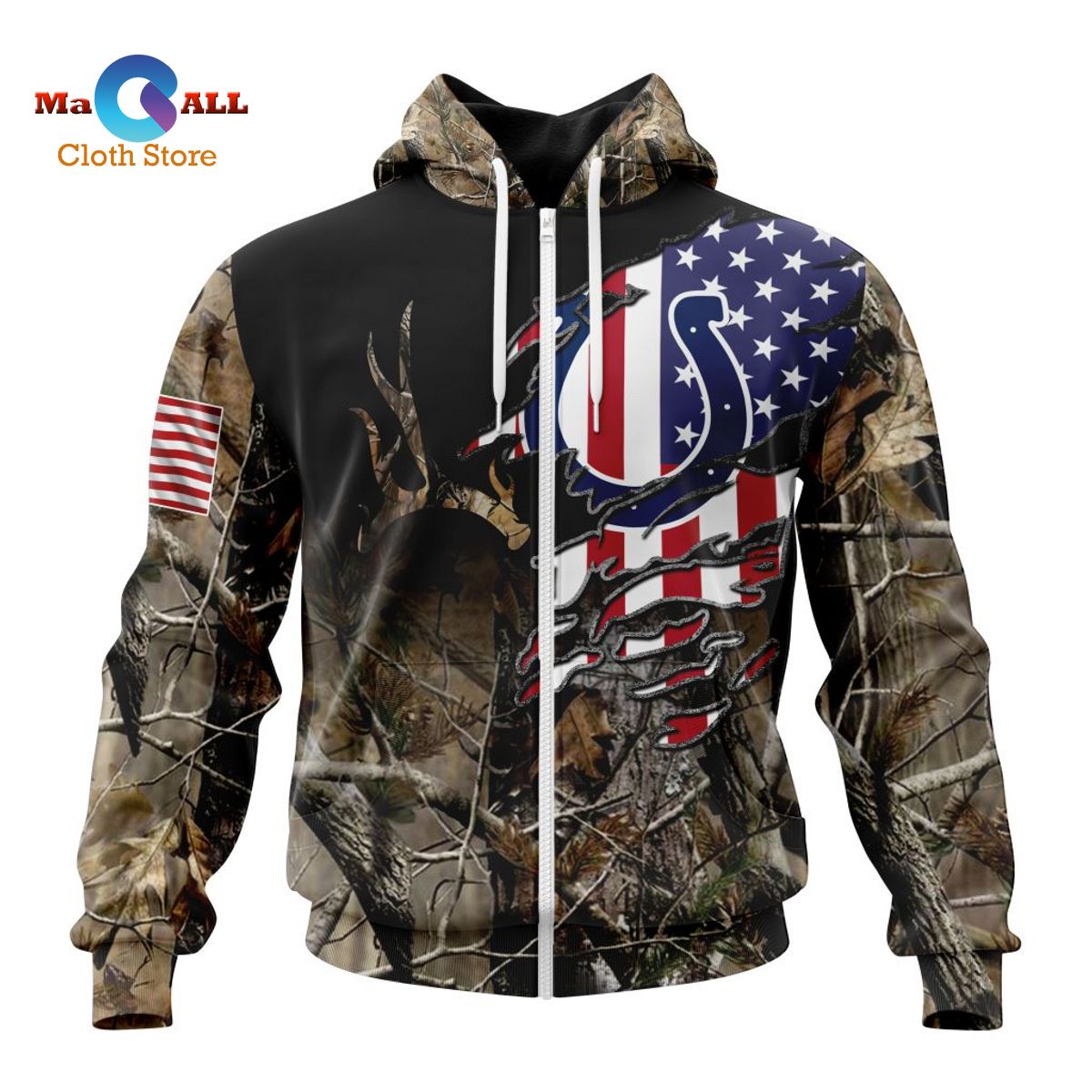 [NEW] NFL Indianapolis Colts Special Camo Realtree Hunting ST2201