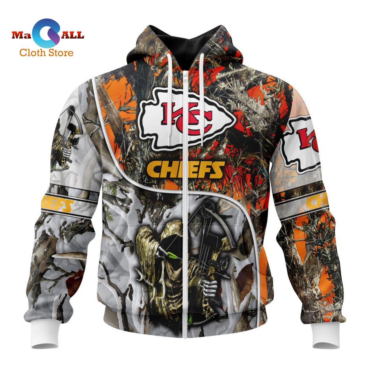 [NEW] NFL Kansas City Chiefs Special Fall And Winter Bow Hunting ST2203