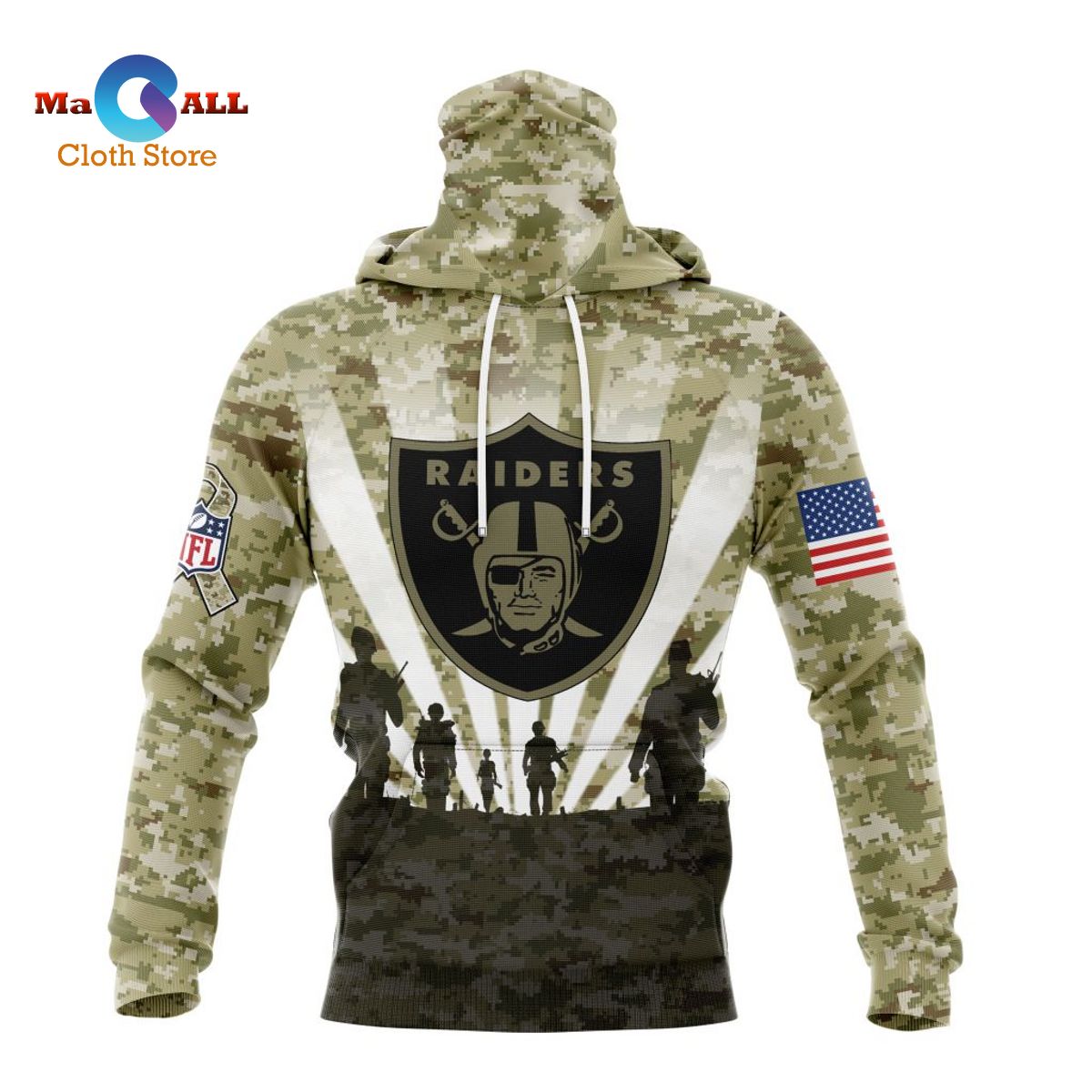 [NEW] NFL Las Vegas Raiders Salute To Service - Honor Veterans And ...