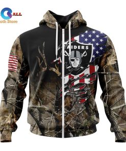 [NEW] NFL Las Vegas Raiders Special Camo Realtree Hunting ST2201