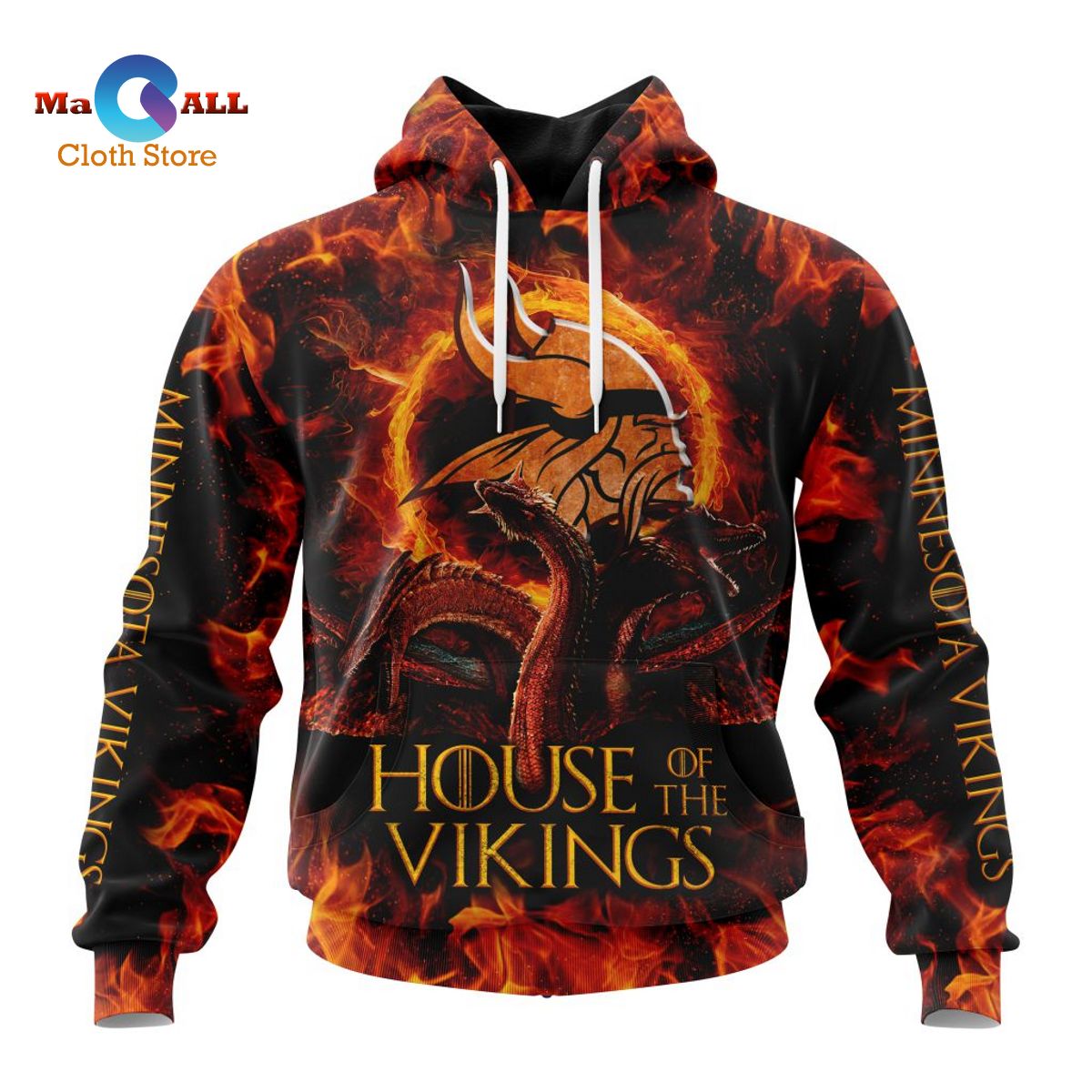 [NEW] NFL Minnesota Vikings GAME OF THRONES – HOUSE OF THE VIKINGS ST2201