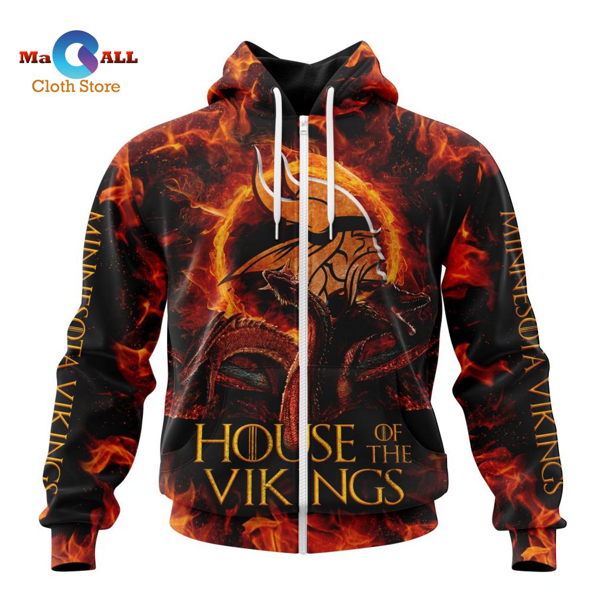 [NEW] NFL Minnesota Vikings GAME OF THRONES – HOUSE OF THE VIKINGS ST2201