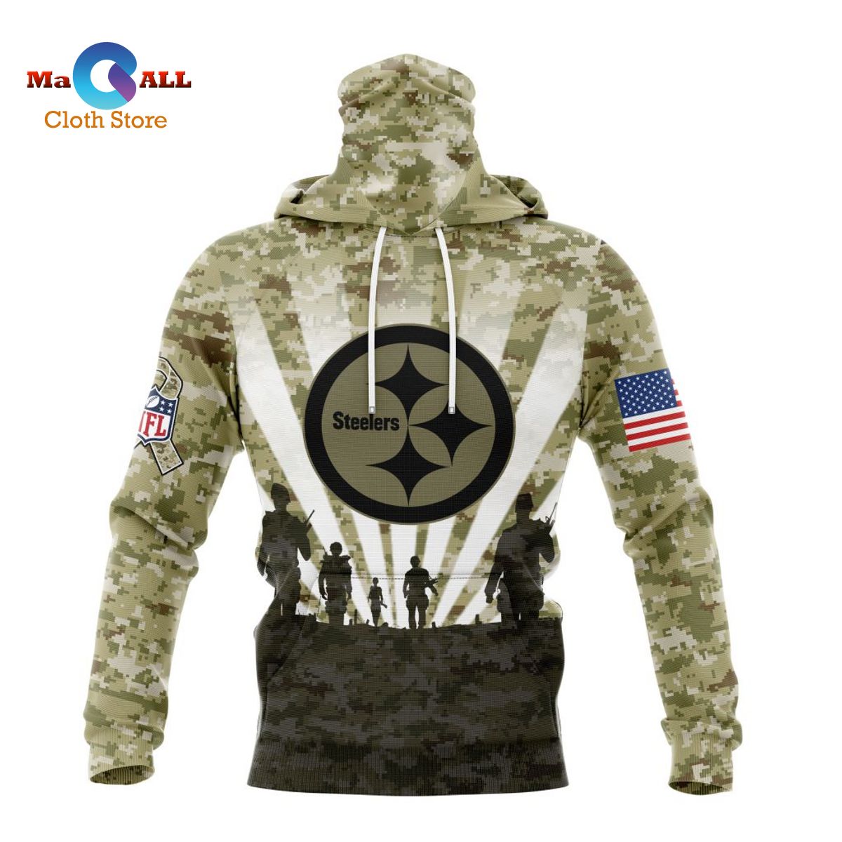 Personalized NFL Pittsburgh Steelers Salute To Service Honor