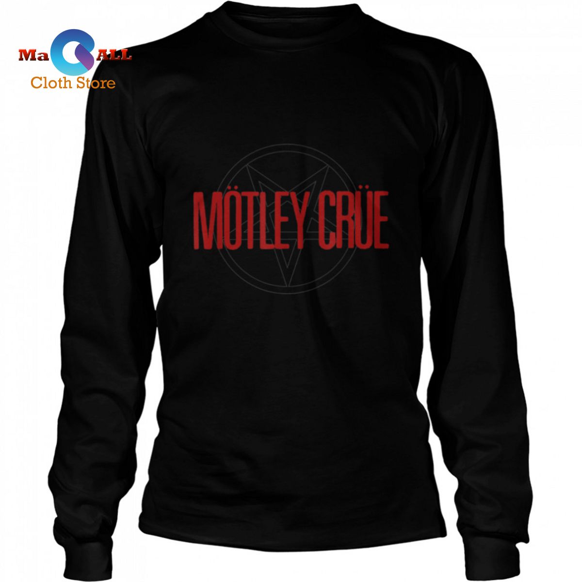 [NEW] M?tley Cr?e - Pentagram Logo T-Shirt - Macall Cloth Store ...