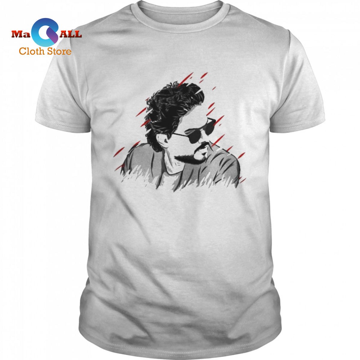 [new] Yuvan Shades Illustration T-shirt - Macall Cloth Store