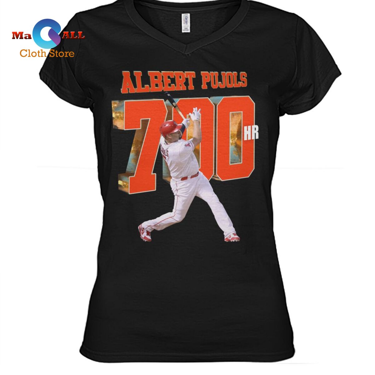 [NEW] Albert Pujols 700 Home Runs The Man, The Legend! T-Shirt