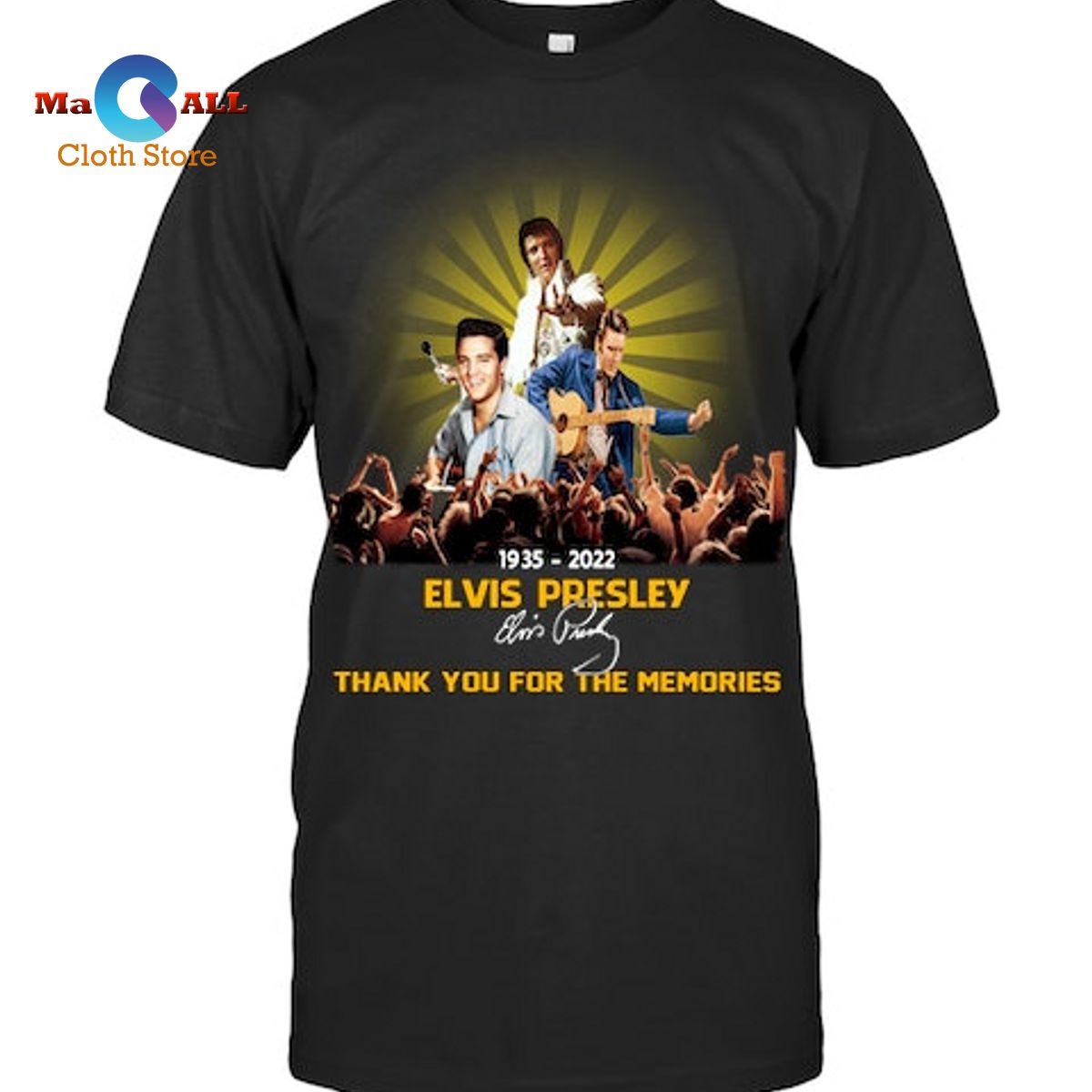 [NEW] Elvis Presley Signature T-Shirt