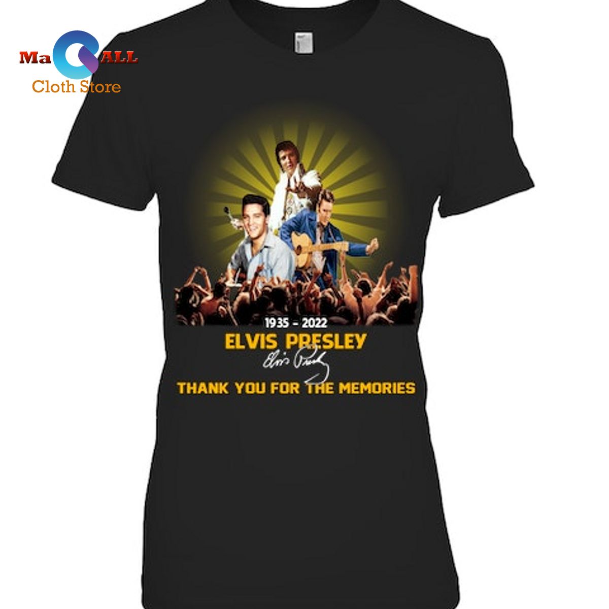[NEW] Elvis Presley Signature T-Shirt