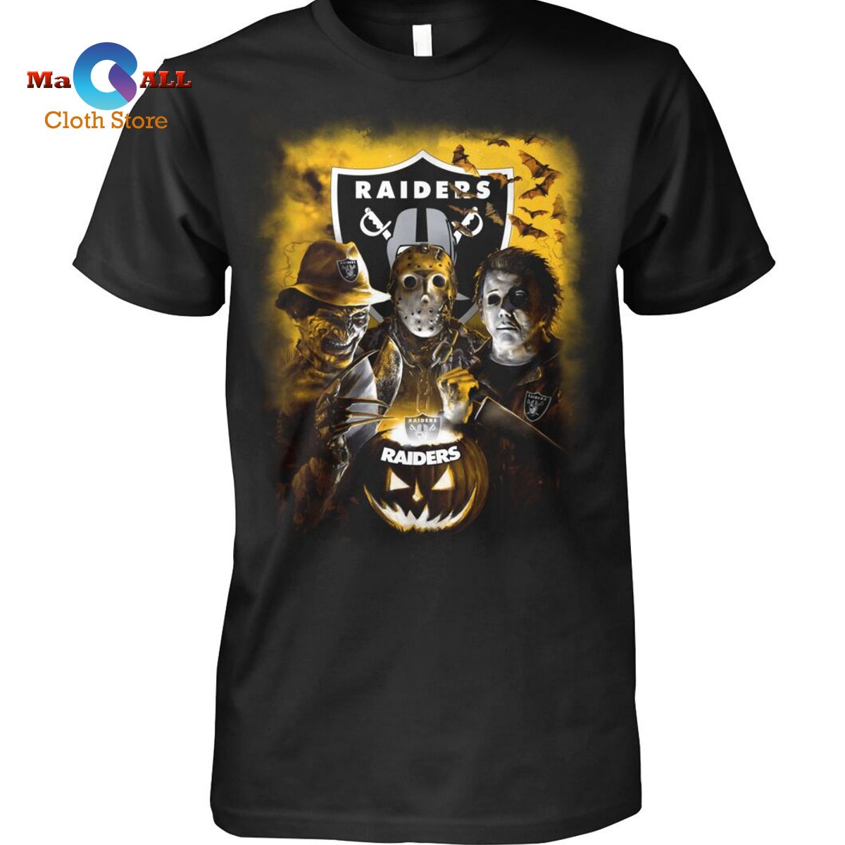 [NEW] Las Vegas Raiders Vintage Halloween 2022 T-Shirt