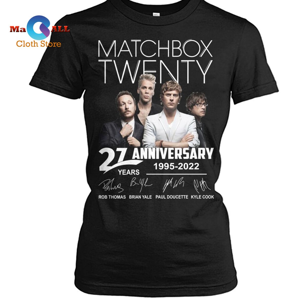 [NEW] Matchbox Twenty 27th Anniversary 1995-2022 Memories T-Shirt