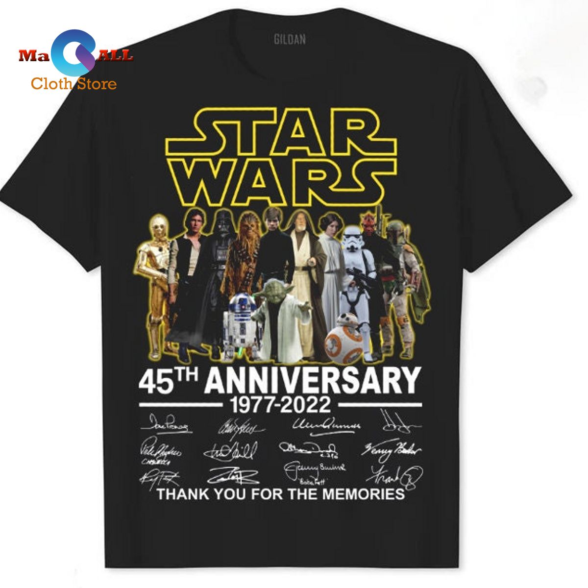 [NEW] Star Wars 45th Anniversary 1997-2022 Memories T-Shirt